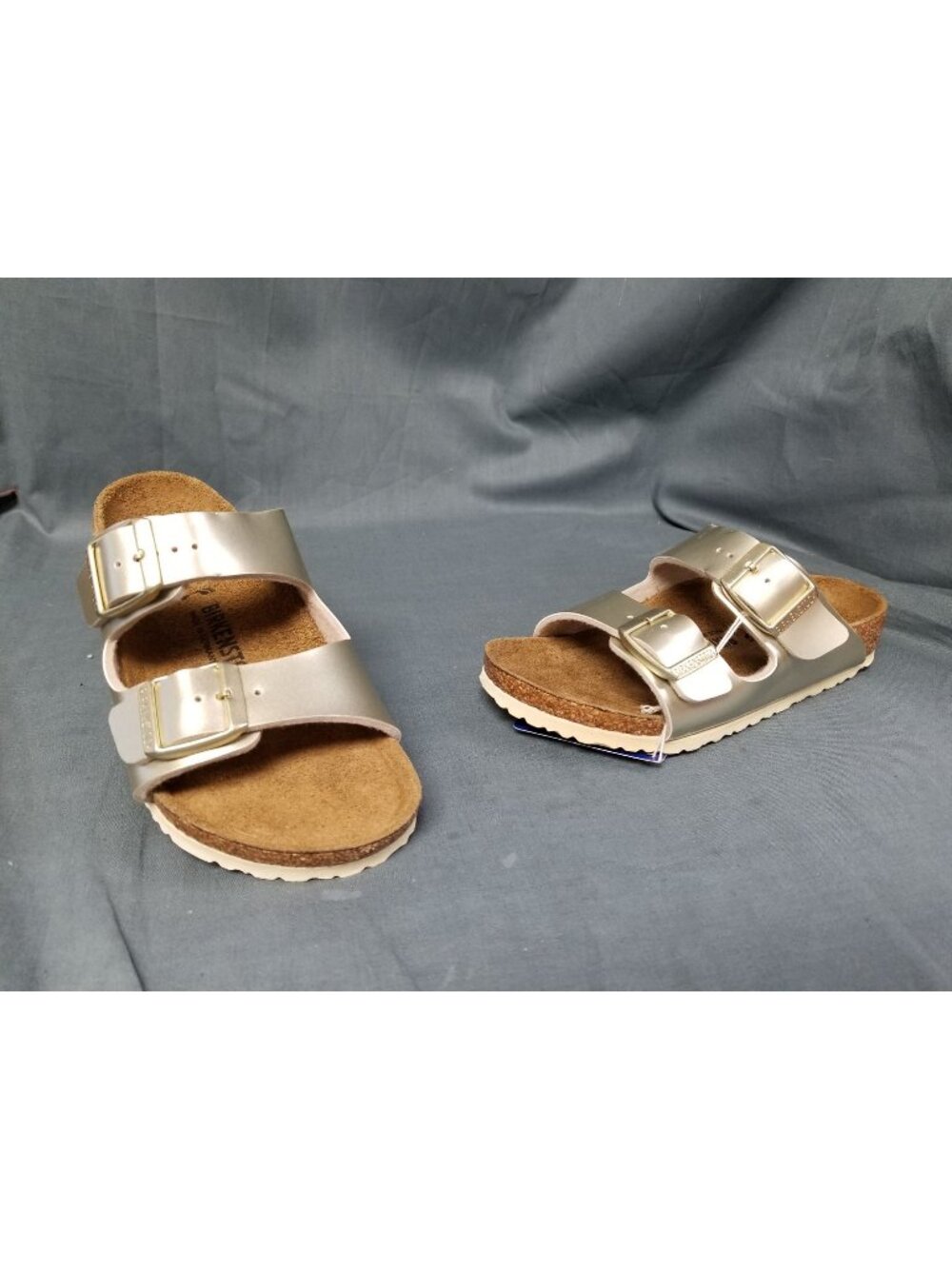 Birkenstock Arizona Kids BS Sandals Gold Girls Size 11K NEW NO BOX!